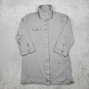 Nike Shirt Womens Medium Golf‎ Top Blouse Button Up Performance Club Dri Swoosh